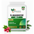Purevine D-Mannose 500mg Capsules – Urinary Tract Support | 90 Vegan Capsules