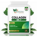 PUREVINE Marine Collagen 60 Capsules – 1200mg with Vitamin C | UK GMP