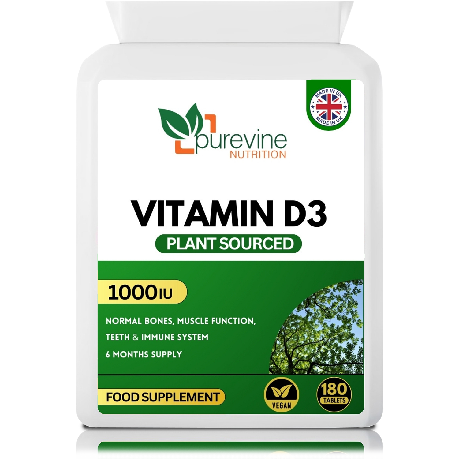 Purevine plant-sourced Vitamin D3