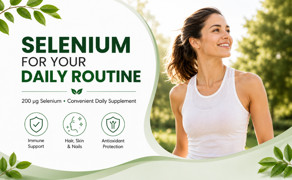 Selenium 200µg – 120 Capsules - Image 11