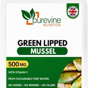 Green Lipped Mussel 500mg – 90 Capsules