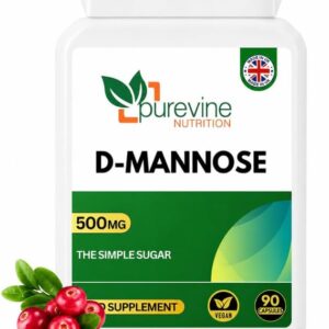 D-Mannose 500mg – 90 Capsules
