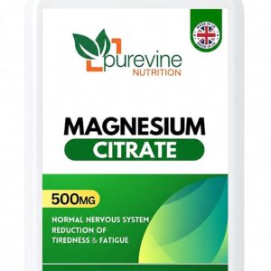 Magnesium Citrate 500mg – 120 Capsules