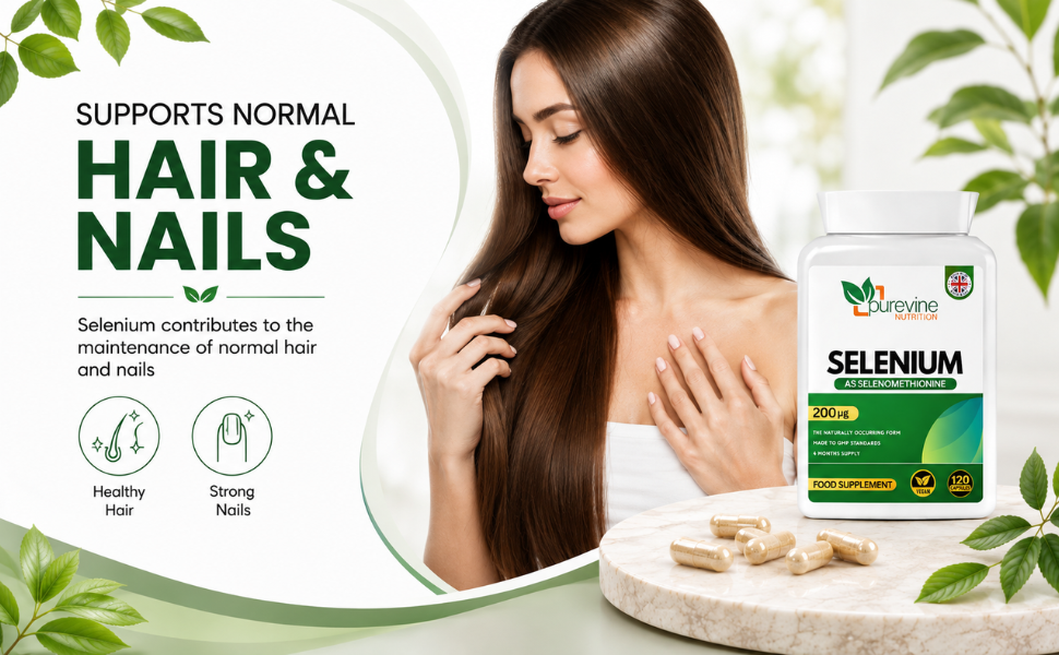 Selenium 200µg – 120 Capsules - Image 9
