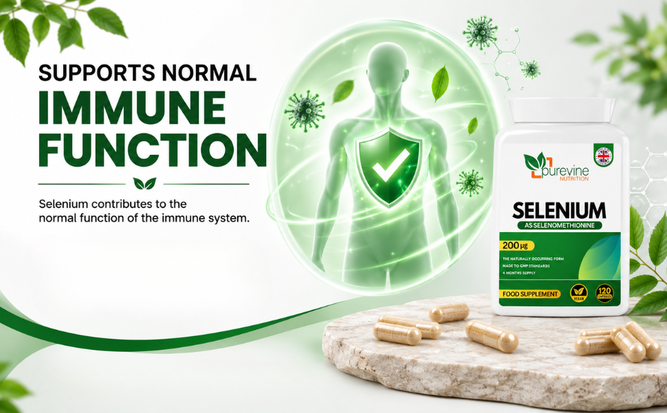 Selenium 200µg – 120 Capsules - Image 8